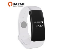 QUAZAR Clever Watch Non-Stop Activity többfunkciós okosóra, aktivitás- és pulzusmérővel, híváskijelzővel fehér